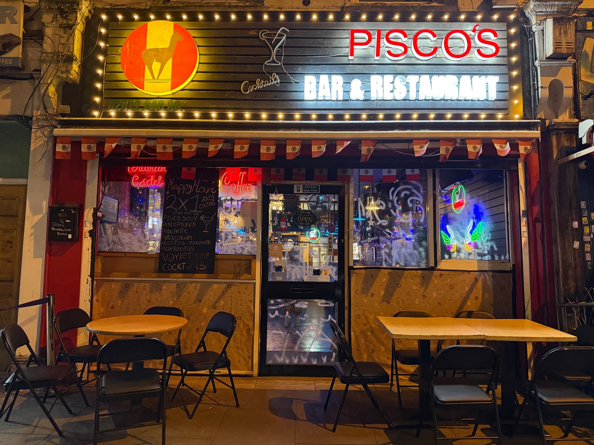 Pisco's Dalston Exterior